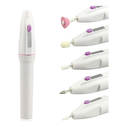 Set Manicure Profesional Secador De Uñas Manicure Uña 5 Pzas