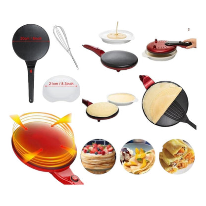 Crepes Panquequera Electrica 20cm Maquina Para Crepes