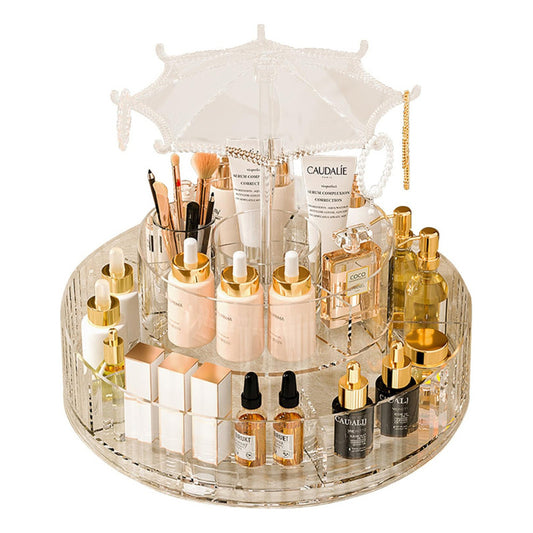 Organizador De Maquillaje Cosmetiquero Transparente Acrilico