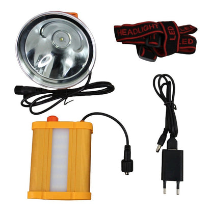 Linterna Cabeza Recargable Led Linterna Para Casco Caza 300w