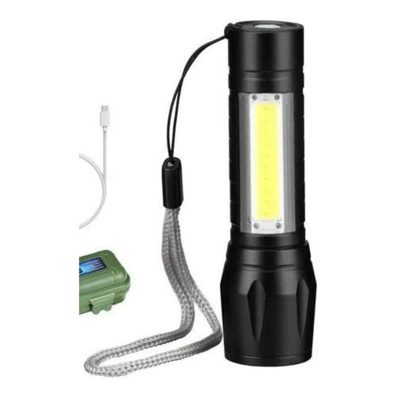 Mini Linterna Led Recargable De 3 Niveles De Luz