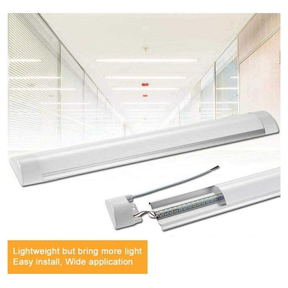 Tubo Led 120cm Luces Canaleta Led Canoa Plana Tubos Led 36w Tubo Led Empavonado Tubo Led Plano Canoa Led Plana Ampolleta Qatarshop Tubo Led Empavonado Plano