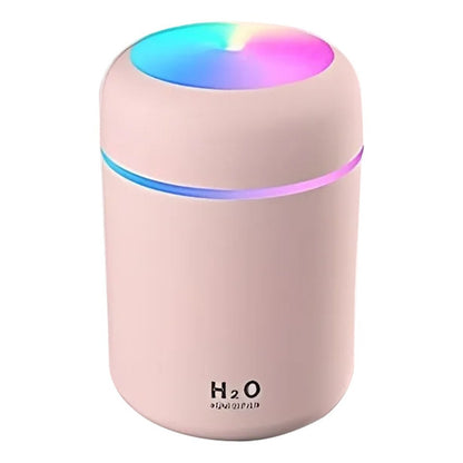 Mini Humidificador Y Purificador De Aire De La Marca Gorillaz, Color Rosa Claro