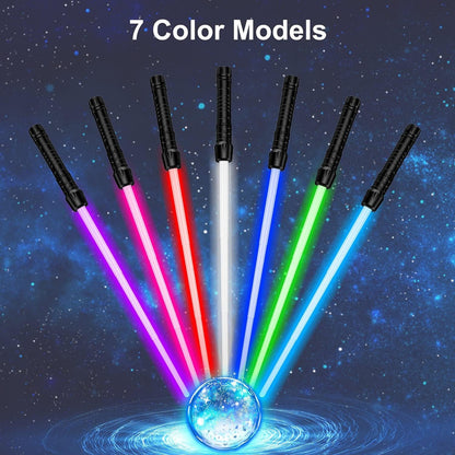 Espada Laser Jedi Sable Laser Luz Sonido Halloween Disfraz Color Negro