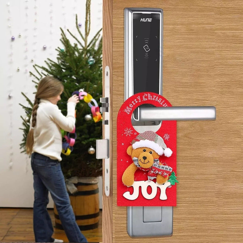 X2 Adornos Navideños Para Puertas Colgador Puerta De Navidad