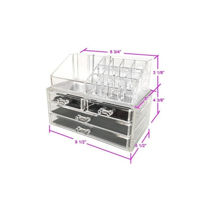 Caja Organizador Cosmeticos Maquillajes 008 Cosmetiqueros