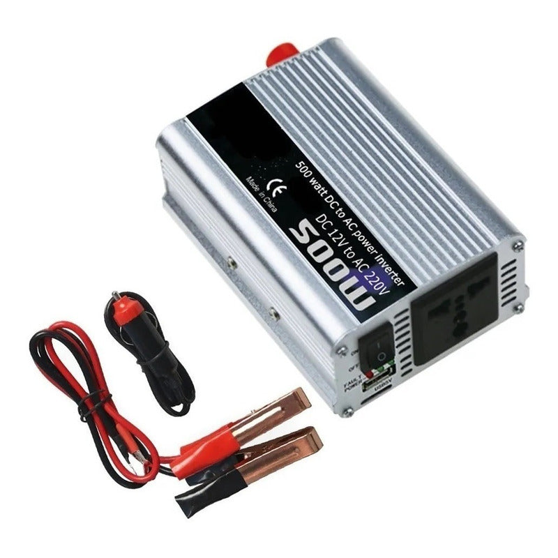 Inversor Voltaje Corriente 12v A 220v Auto Portatil 500w 210