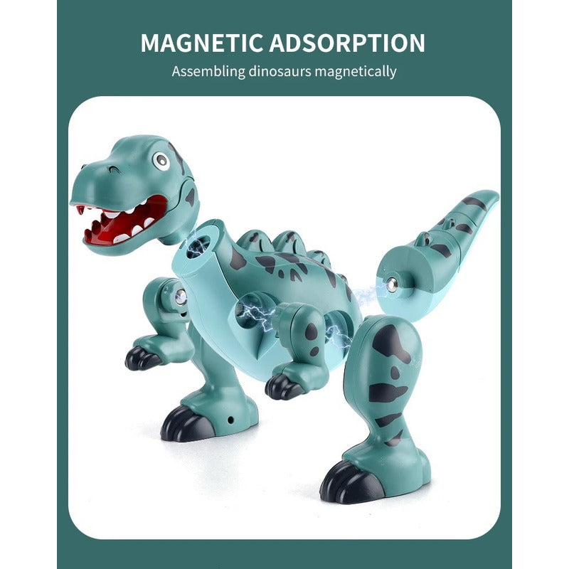 Dinosaurios Pequeños De Construccion Magneticos Para Niños