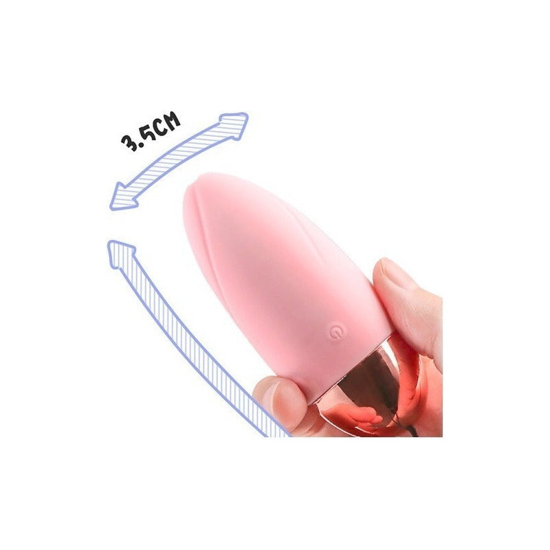 Vibrador Huevo Juego Sexual Masaje Vibratorio Juguete Sexual Color Rosa