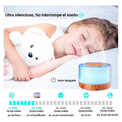 Humidificador ultrasónico 500ml