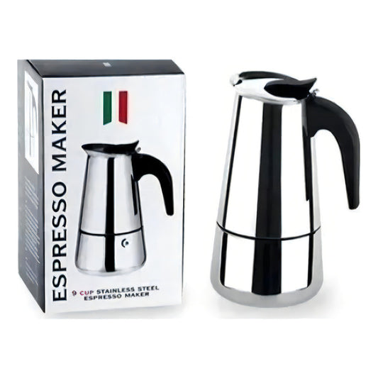 Cafetera Italiana Acero Inoxidable Capacidad 4 Tazas