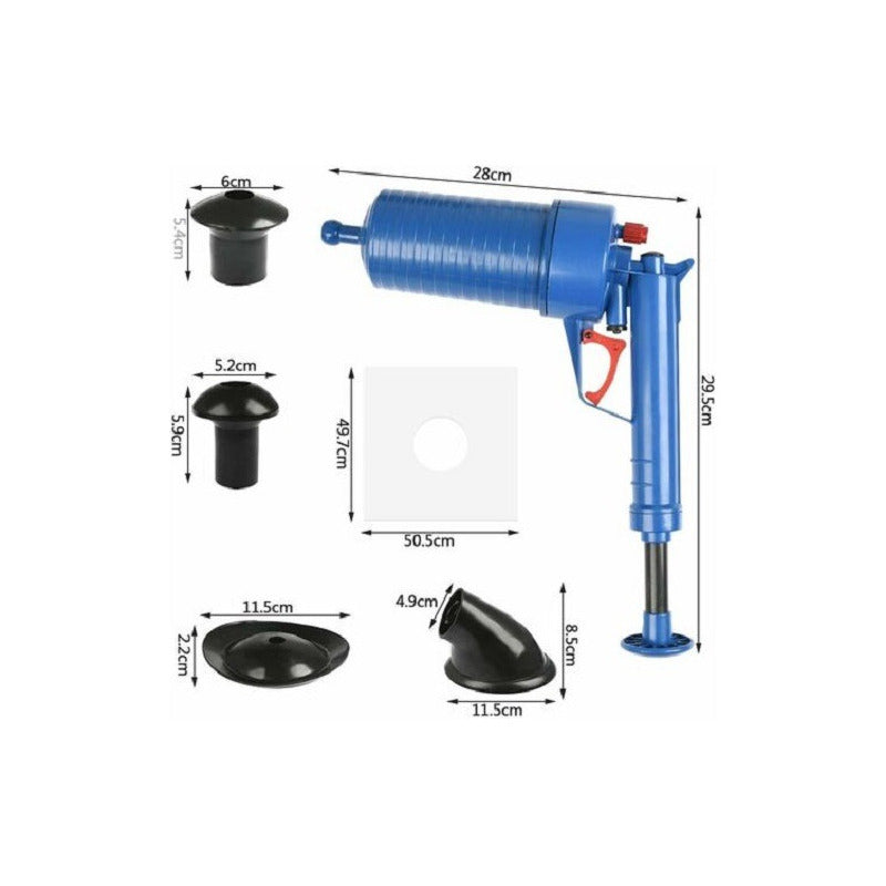 Destapador De Fregadero Baño Wc Cañeria Sopapo Con Presion