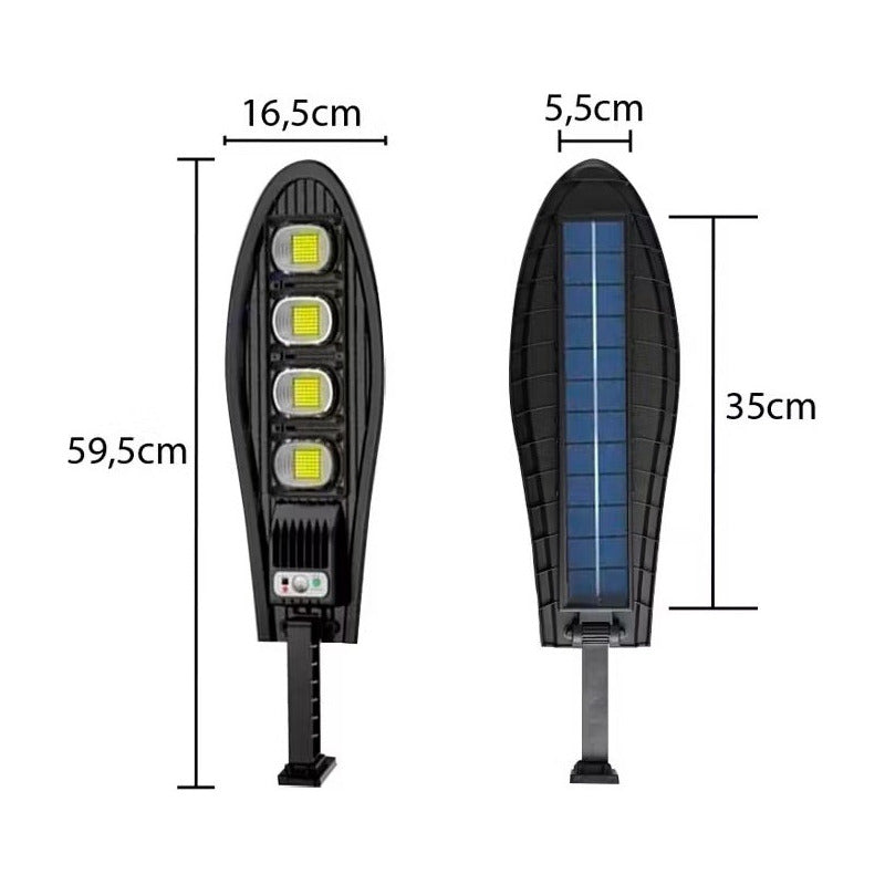 Pack X2 Foco Exterior Iluminacion Solar Foco Led Solar 180w