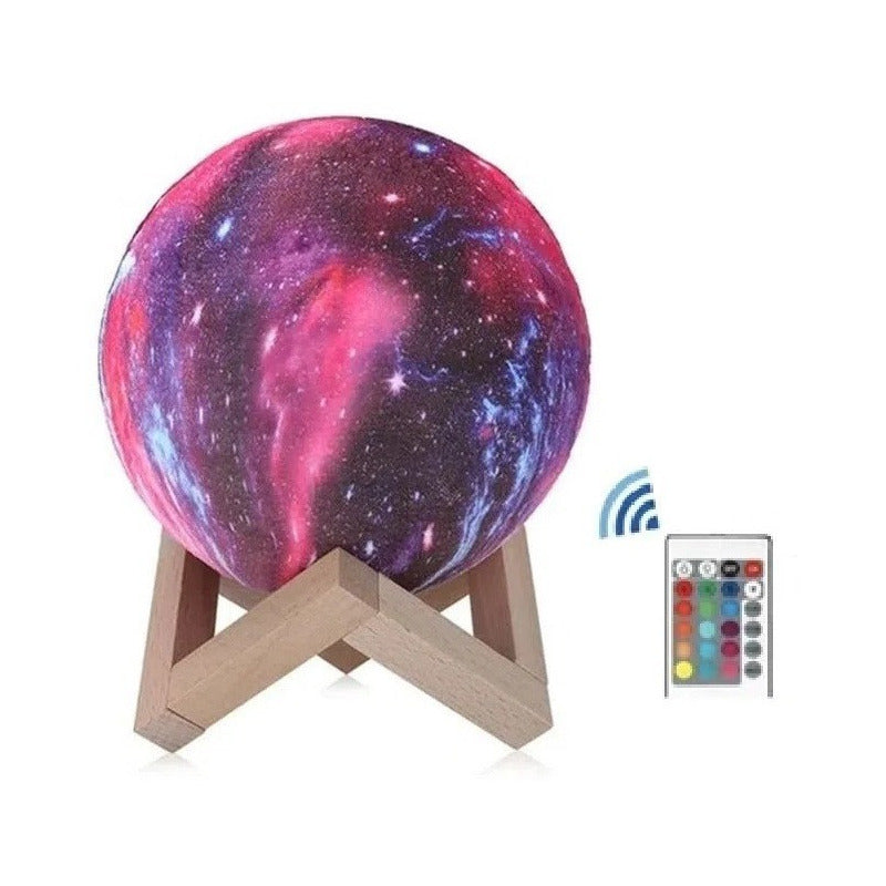 Lámpara De Luna Lamparas De Mesa Lampara Led Recargable 3d