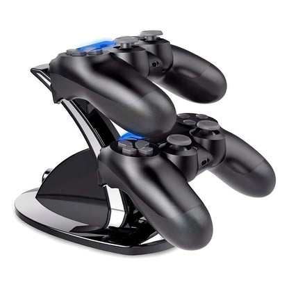 Base Soporte Cargador Doble 2 Para Joystick Ps4