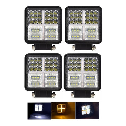 X4 Focos Led Neblineros 4x4 Bicolor Focos Led Vehiculos 114w