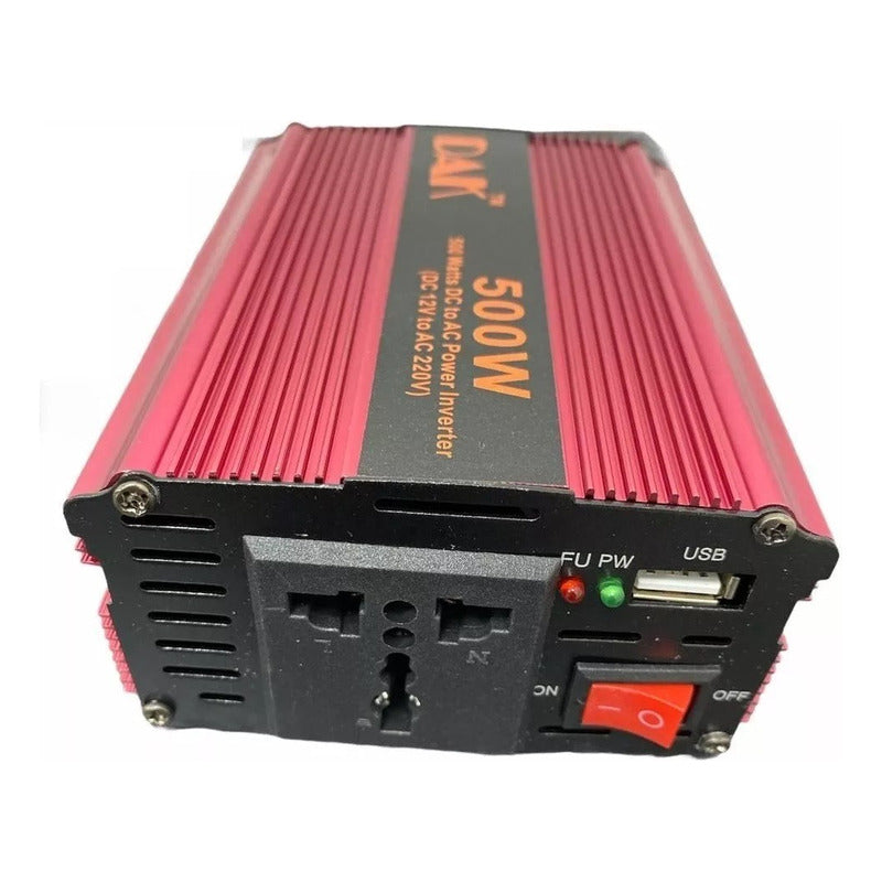 Inversor Voltaje Corriente 12v 220v Auto 500w Transformador