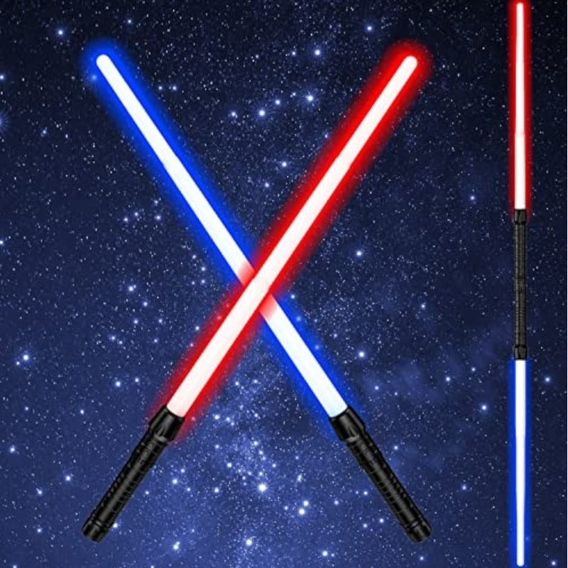 Espada Laser Jedi Sable Laser Luz Sonido Halloween Disfraz Color Negro