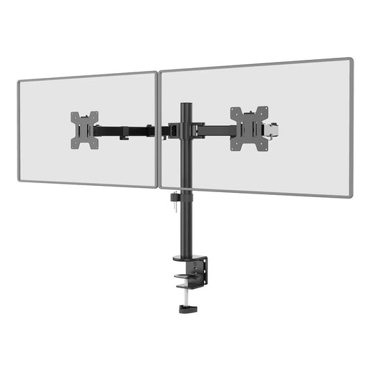 Soporte Monitor Doble Brazo Elevador Horizontal Escritorio