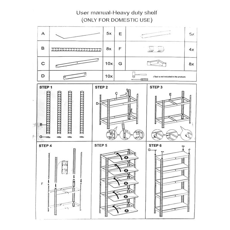 Repisas Metalicas Estanteria Metálica Repisa Rack 180x90x40