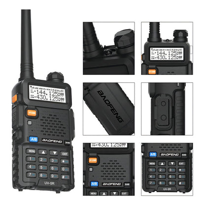 Baofeng Walkie-talkie Uv5r - 1 - Negro - 110v