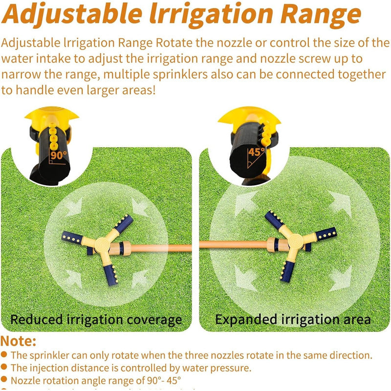 Aspersor De Riego Regador Automatico Jardin Riego Giratorio