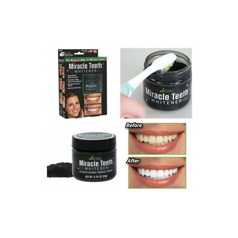 Pack X3 Blanqueador De Dientes Teeth Whitening Miracle Teeth