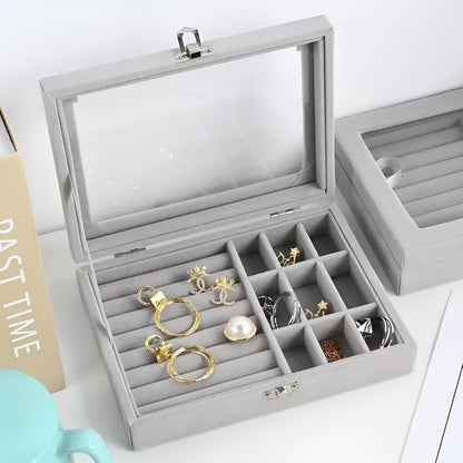 Organizador De Joyas Caja Joyero Para Collares Y Anillos