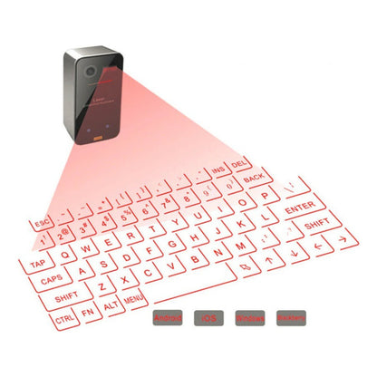 Teclado Laser Bluetooth Virtual Teclado Inalambrico Portatil Teclado Bluetooth Qatarshop  Teclado Laser Virtual Conexion Bluetooth Portátil Recargable Teclado Inalambrico