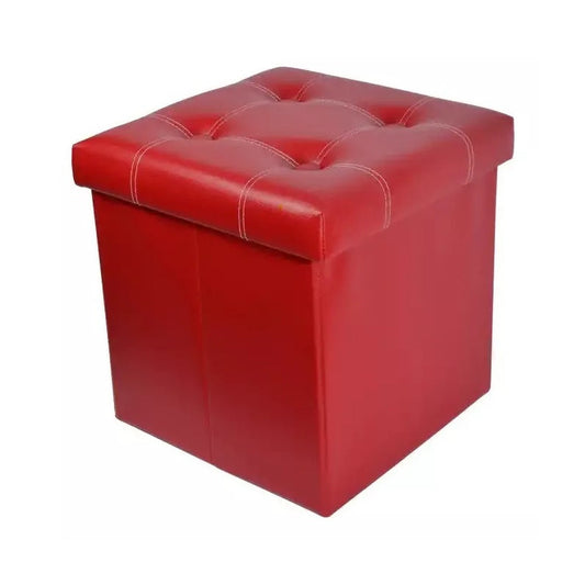 Banqueta Baul Puff Organizador Sofa Puff 38 Asiento Plegable