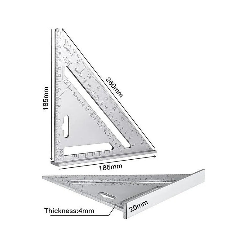 Escuadras Combinada Escuadra 5 Unidades Rapida Aluminio Triangular Escuadra Combinada Triangular Escuadra Carpintero Qatarshop Escuadra Combinada Triangular De Aluminio Carpinteria Escuadras