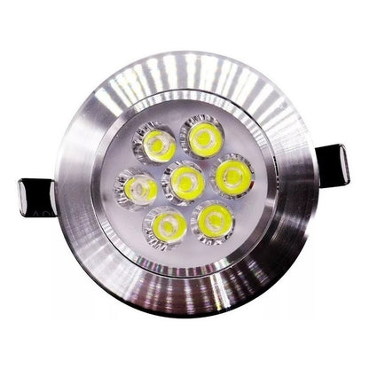 Pack X10 Focos Led Embutidos Foco Led Embutido Foco Led 7w