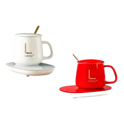 Pack X2 Tazas De Cafe Tazon Calentador Taza Mug Ceramica