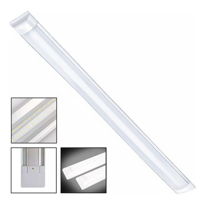 Foco Luz Led Plano 36w Canaleta 120cm Corredera Luz Fria Luz Blanco Frío