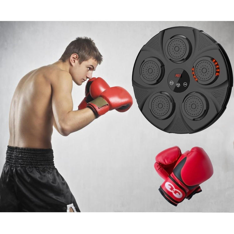 Maquina De Boxeo Musical Entrenamiento Soporte Kit Boxeo