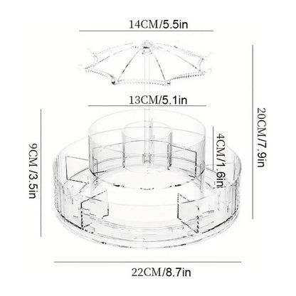 Cosmetiquero Transparente Organizador De Maquillaje Acrilico