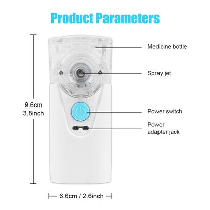 Nebulizador Portatil Inhalador Aerocamara Nebulizador Asma