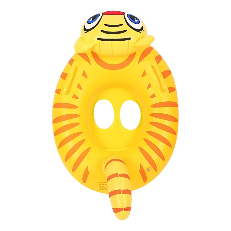 Salvavidas Tigre Amarillo Flotador Para Bebe Flotadores Piscina Flotador Inflable Para Alberca Verano Qatarshop Salvavida Para Niños Inflables Playa