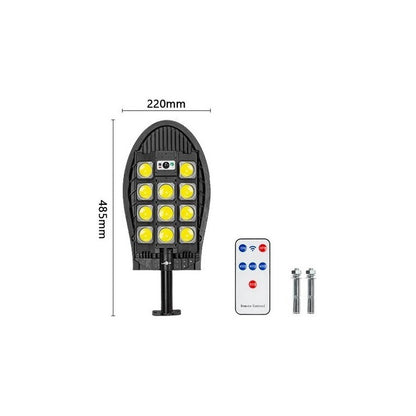 Pack X2 Foco Led Exterior Sensor Movimiento Focos Solar 600w