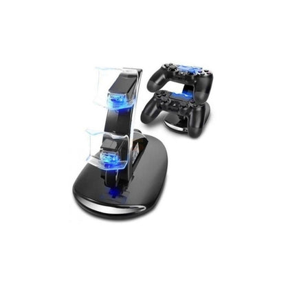 Accesorios De Cargador De Controlador Dual De Ps4 Para Soporte De Ps4