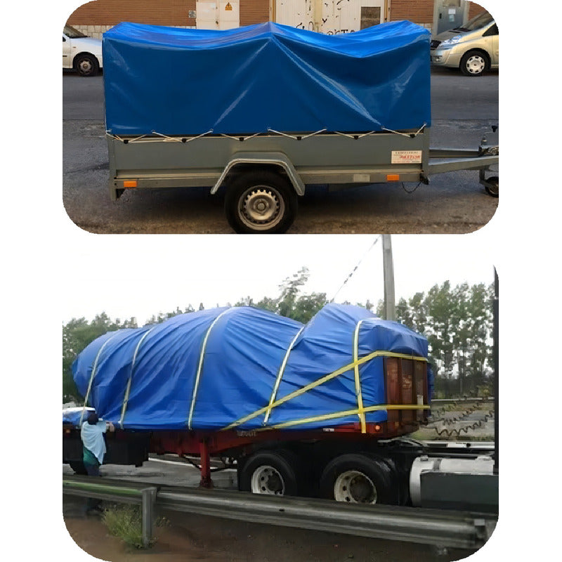 Carpa Toldo Lona Impermeable Cubre Autos Cobertor 4x5 Mts