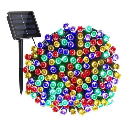 Luces Guirnalda Solar Luces Navidad Solares Exterior Led 10m