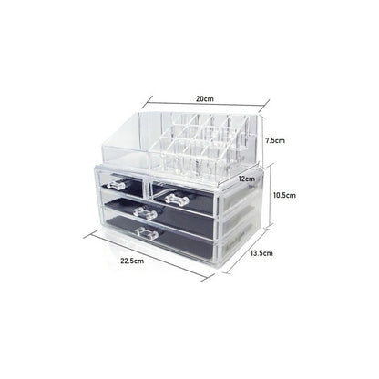 Organizador Cosmeticos Maquillaje De Acrilico Cosmetiquero Codigo 262094