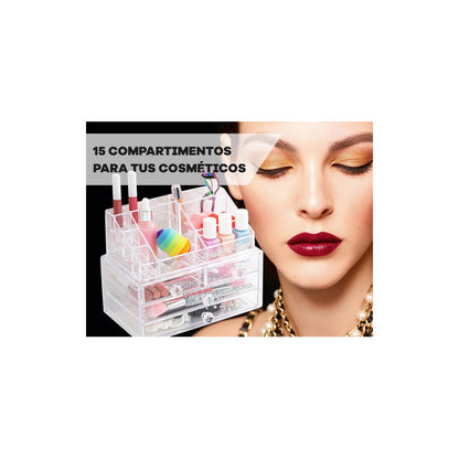 Organizador 008 Cosmeticos Maquillajes Caja Cosmetiqueros