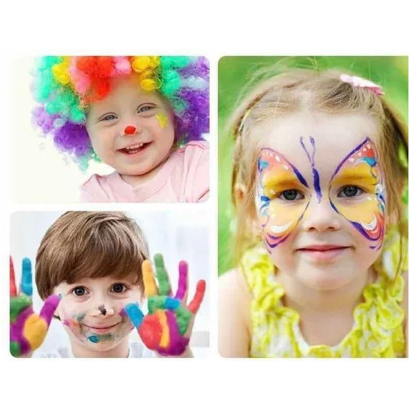 Set Maquillaje Infantil Pinta Carita Niños 8 Color Halloween