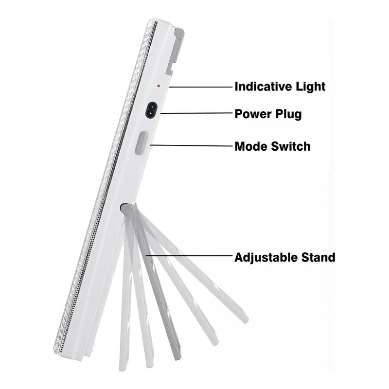 Lampara Emergencia Portatil 60w Eoland Luz Recargable Luz Casa 1380  Foco Recargable De Emergencia Focos Led De 60w Luz Led Recargable Para Casa Focos Emergencia