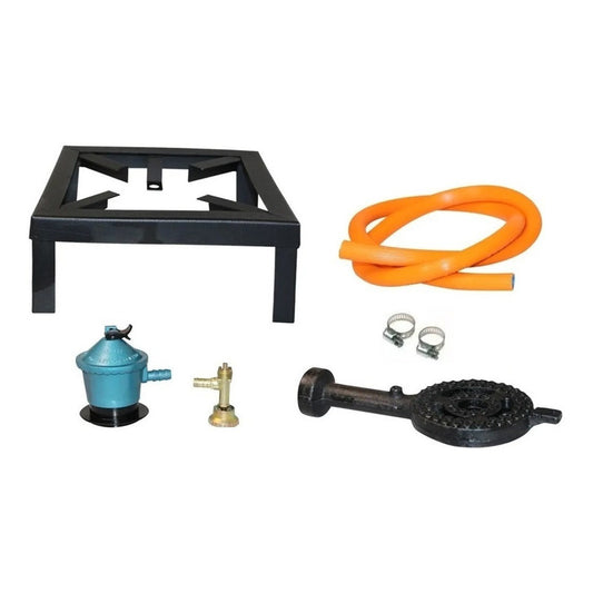 Kit Cocina Camping Gas Fogon A Gas Regulador De Gas Manguera