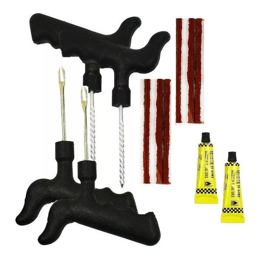 Pack X2 Kit Reparacion Neumetico Pinchazo Herramientas Emerg