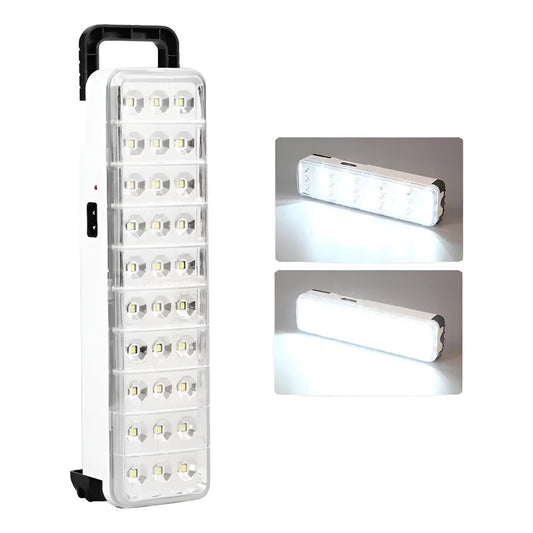 Lampara Recargable Luz 30w Emergencia Foco Led Portatil Casa