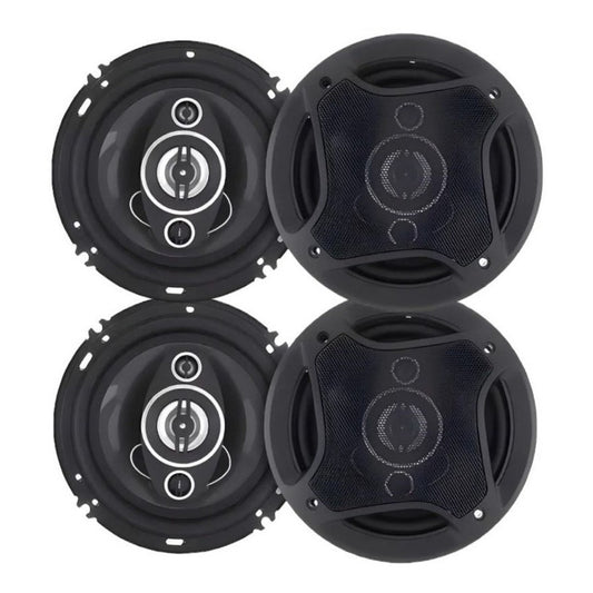 X4 Parlantes Auto 16 Cm Parlante De Auto Audio Twitter 500w